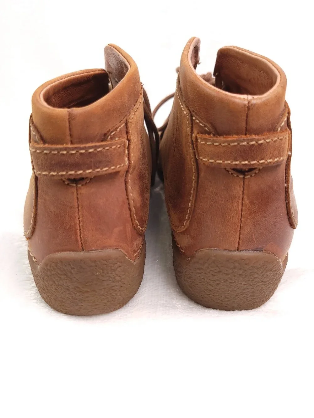 Duluth Trading Co Andina Ankle Boots Brown Leather Women 7.5